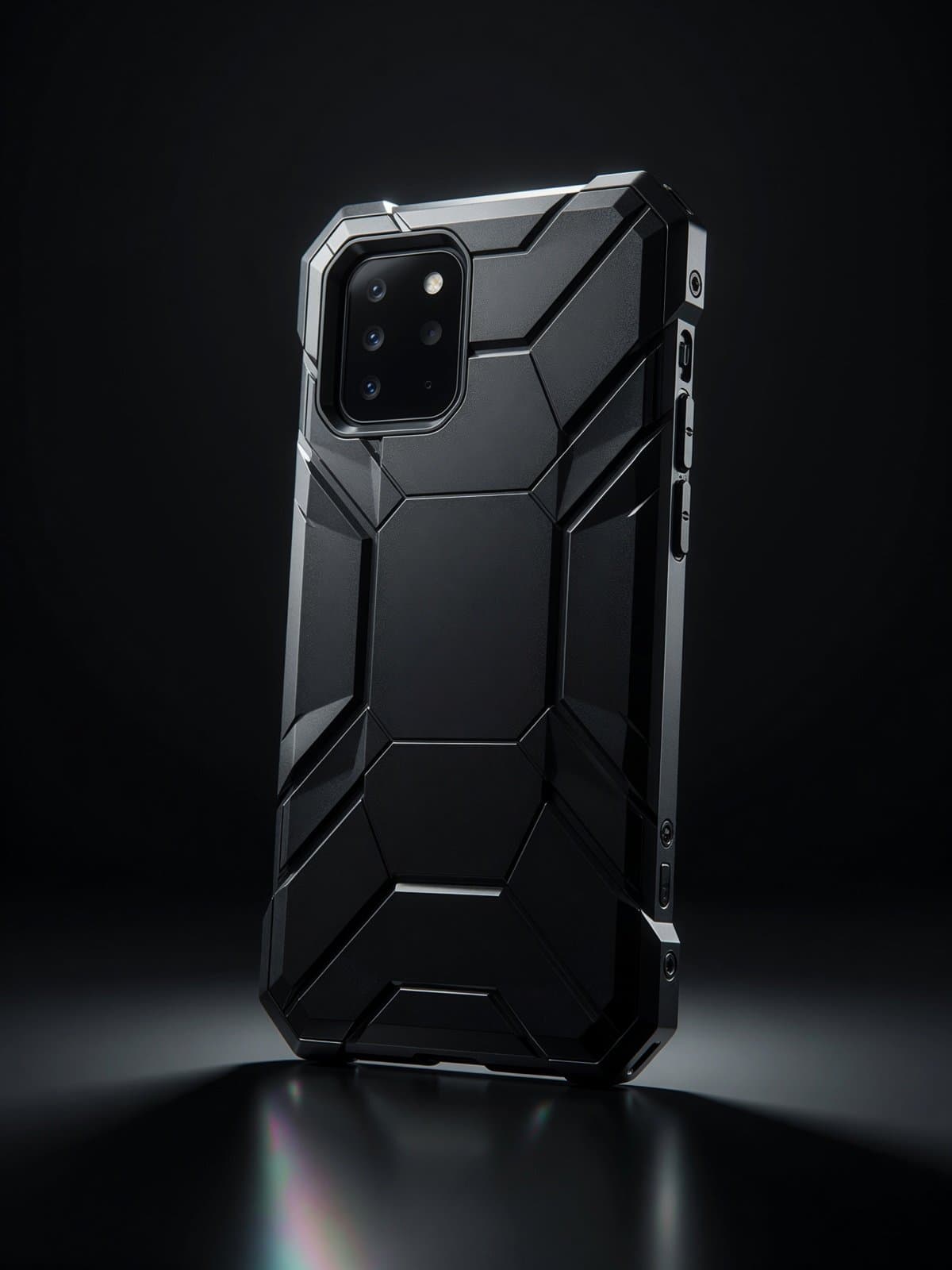 Concept Case Drop 001 — prozirna maskica sa svjetlosivim znakom